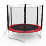 Батут с сеткой DFC PELPO 8ft с лестницей, RED
