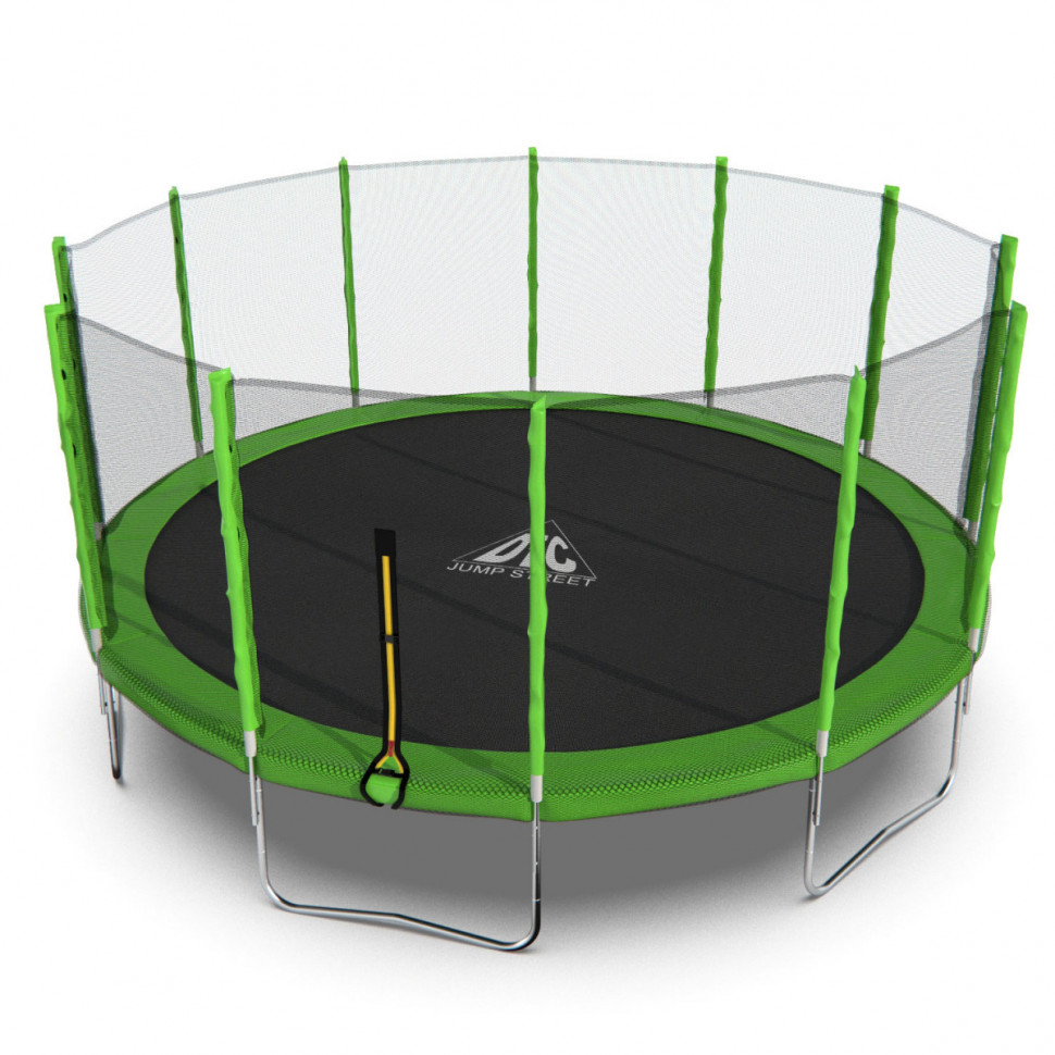 Батут DFC TRAMPOLINE FITNESS с сеткой 16FT-TR-LG